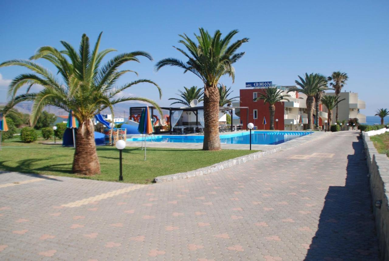 Ermioni Hotel Paralia Kourna Bagian luar foto