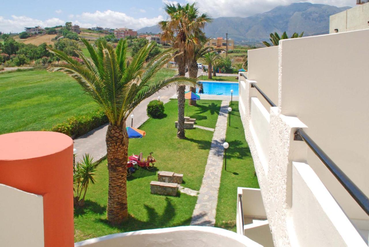 Ermioni Hotel Paralia Kourna Bagian luar foto
